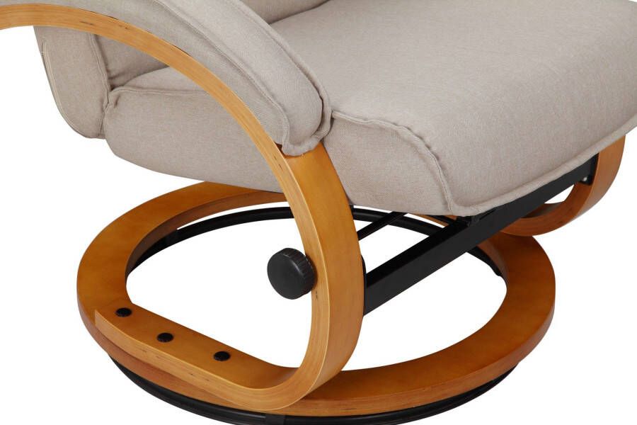 Home affaire Relaxfauteuil Paris tv-stoel met poef en handmatige ligfunctie (set 2 stuks) - Foto 3