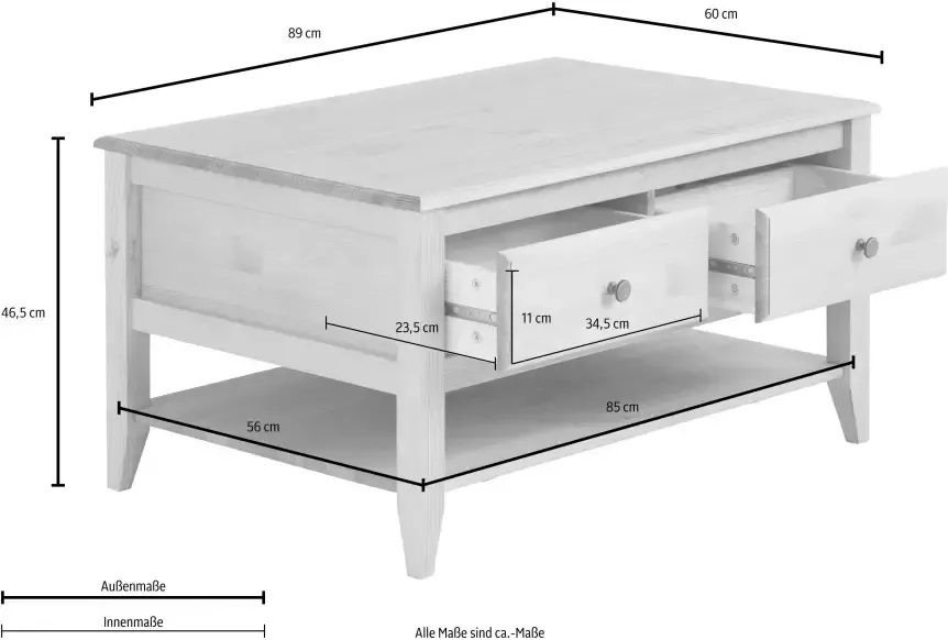 Home affaire Salontafel Leonis Breedte - Foto 9