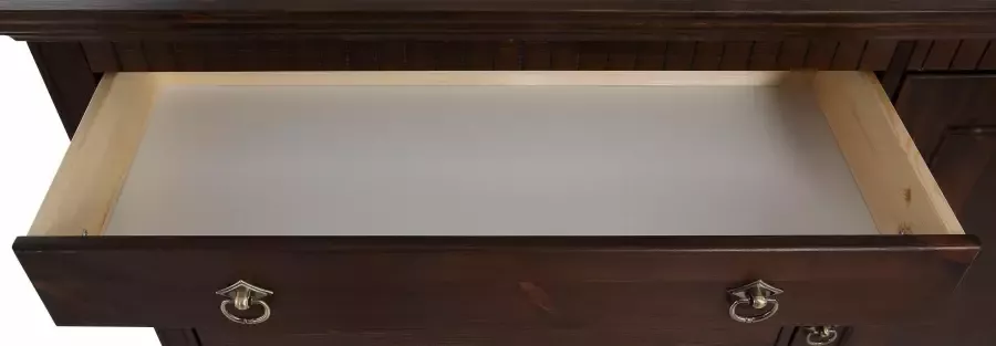 Home affaire Schoenenkast Rustiek gemaakt van massief fsc-gecertificeerd grenen 130 cm breed - Foto 10