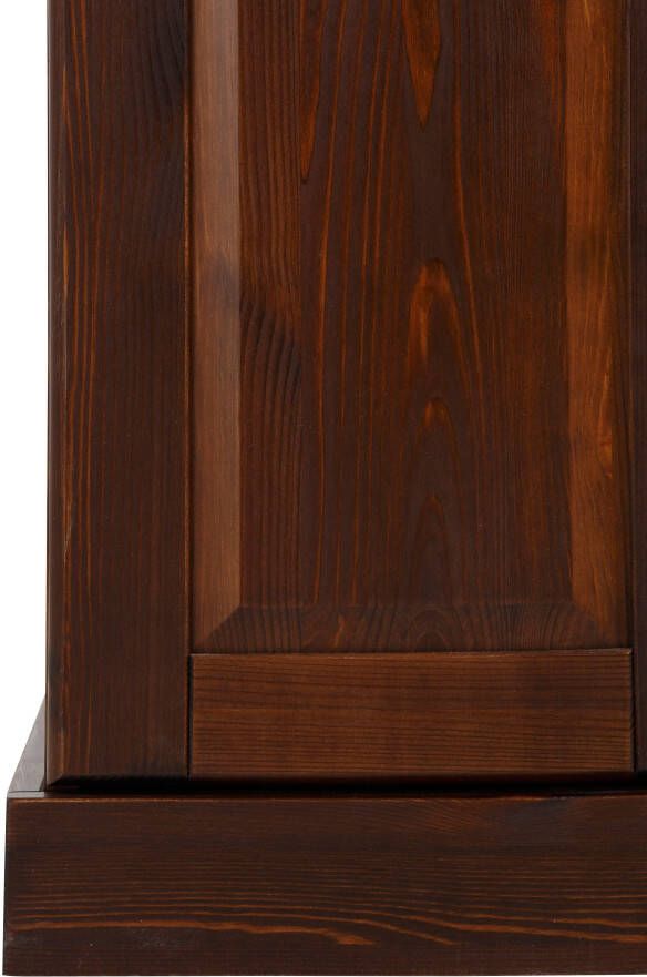 Home affaire Secretaris Rosi Bureau van massief hout met vitrinegedeelte afmetingen 100 x 42 5 x 180 cm - Foto 5