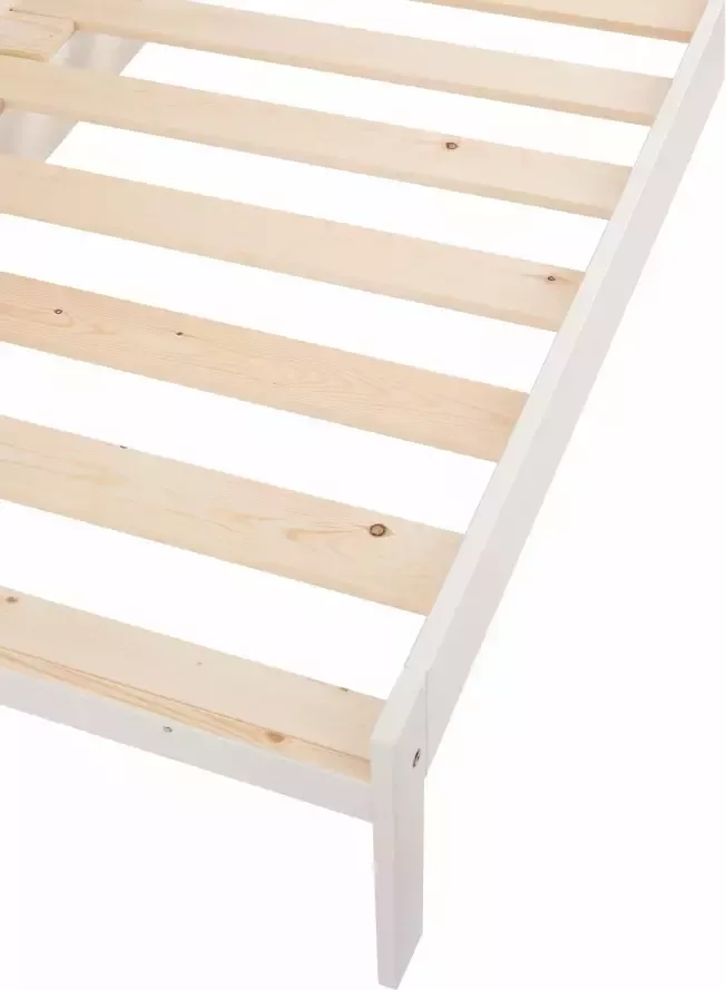 Home affaire Slaapbank "AIRA" Kinderbett Gästebett Skandi- Design Schublade optional Logeerbed met uitschuifbaar tweede ligoppervlak gecertificeerd massief hout