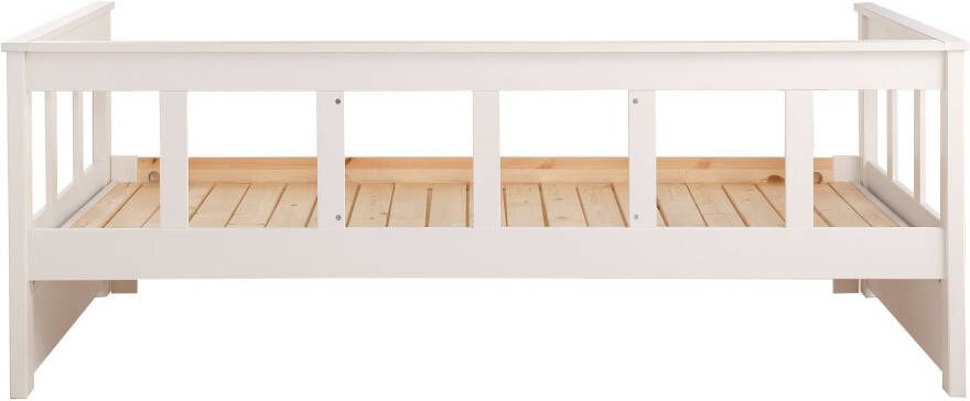 Home affaire Slaapbank "AIRA" Kinderbett Gästebett Skandi- Design Schublade optional Logeerbed met uitschuifbaar tweede ligoppervlak gecertificeerd massief hout - Foto 12