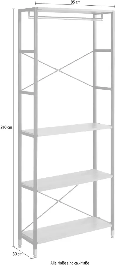 Artistiq Living Artistiq Wandrek Heron 4 planken 85 x 210cm Hout - Foto 6