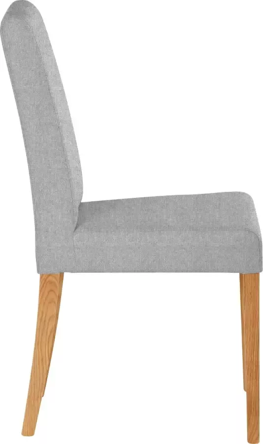 Home affaire Stoel met 4 poten Bologna Frame van massief hout (set) - Foto 2