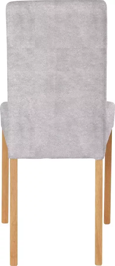 Home affaire Stoel met 4 poten Bologna Frame van massief hout (set) - Foto 4