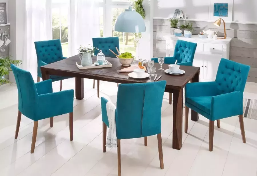 Home affaire Eetkamerstoel Colorado BESTSELLER met massief houten onderstel - Foto 3