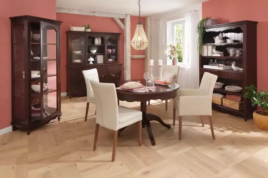 Home affaire Eetkamerstoel Colorado BESTSELLER met massief houten onderstel - Foto 4