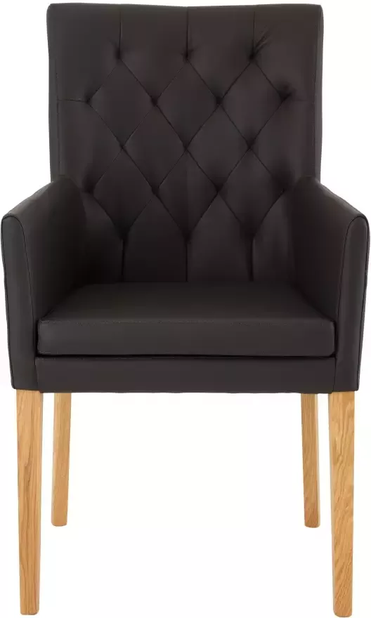 Home affaire Eetkamerstoel Colorado BESTSELLER met massief houten onderstel - Foto 4