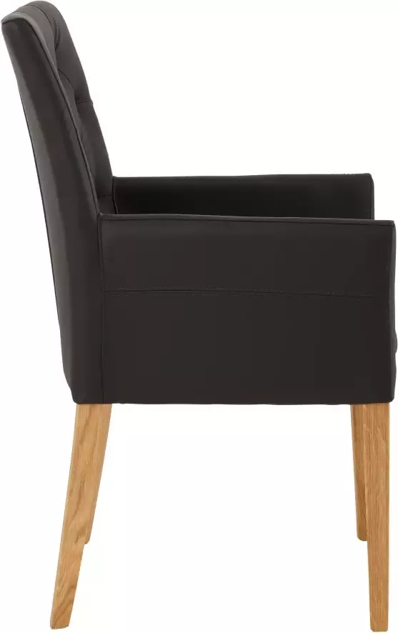 Home affaire Eetkamerstoel Colorado BESTSELLER met massief houten onderstel - Foto 3