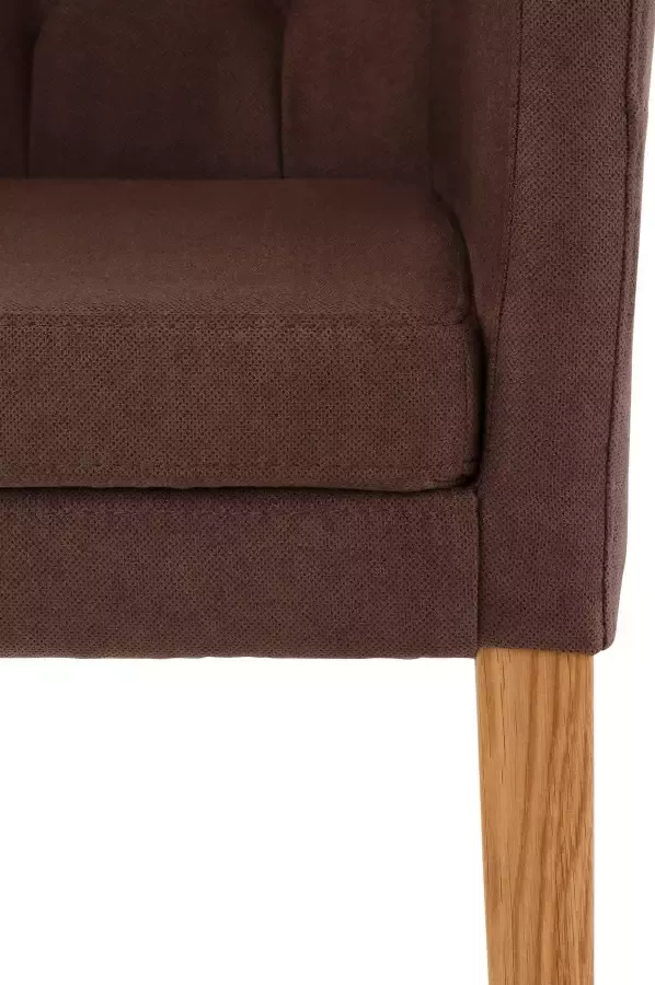 Home affaire Eetkamerstoel Colorado BESTSELLER met massief houten onderstel - Foto 2