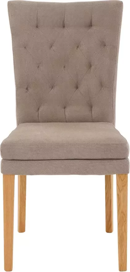 Home affaire Eetkamerstoel Colorado BESTSELLER Polsterstoel Poten in eiken of noten. In set van 2 4 of 6 - Foto 11