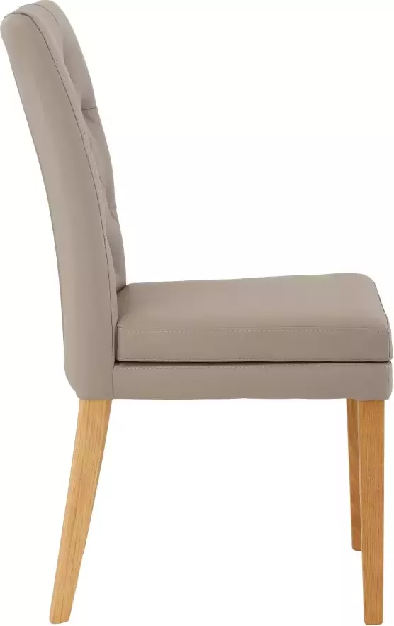 Home affaire Eetkamerstoel Colorado BESTSELLER Polsterstoel Poten in eiken of noten. In set van 2 4 of 6 - Foto 5
