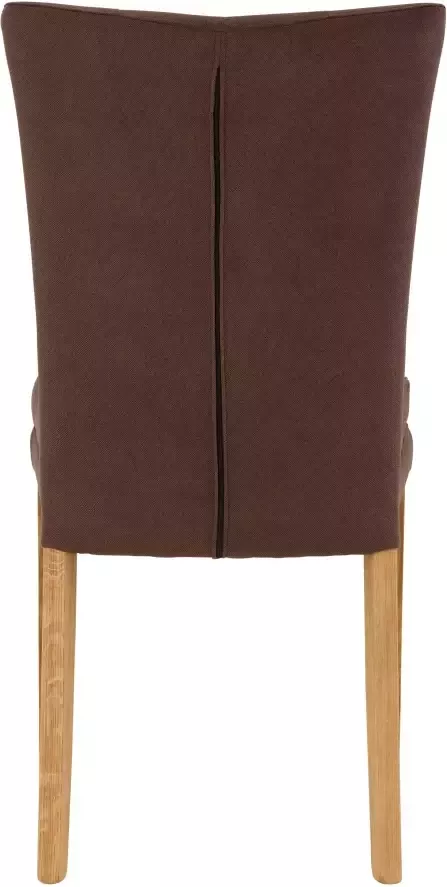 Home affaire Eetkamerstoel Colorado BESTSELLER Polsterstoel Poten in eiken of noten. In set van 2 4 of 6 - Foto 6