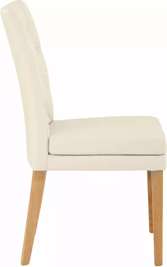 Home affaire Eetkamerstoel Colorado BESTSELLER Polsterstoel Poten in eiken of noten. In set van 2 4 of 6 - Foto 6