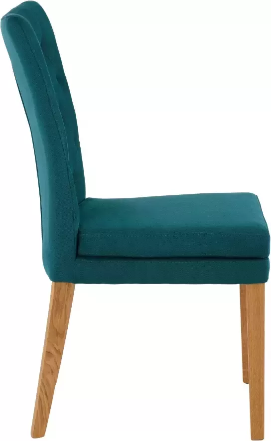 Home affaire Eetkamerstoel Colorado BESTSELLER Polsterstoel Poten in eiken of noten. In set van 2 4 of 6 - Foto 10