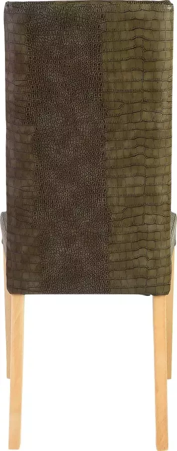 Home affaire Stoel Java Overtrokken met kunstleer met animal-stempeldruk (set 2 stuks) - Foto 5