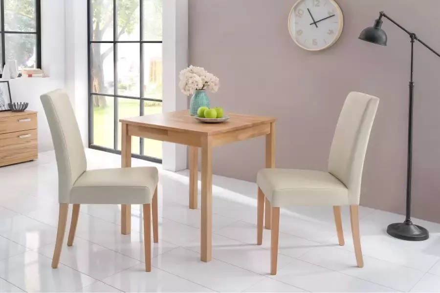 Home affaire Stoel met 4 poten Lea (set 2 stuks)