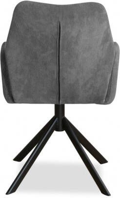 Home affaire Stoel met armleuningen Hacienda moderne cordbekleding (set) - Foto 6