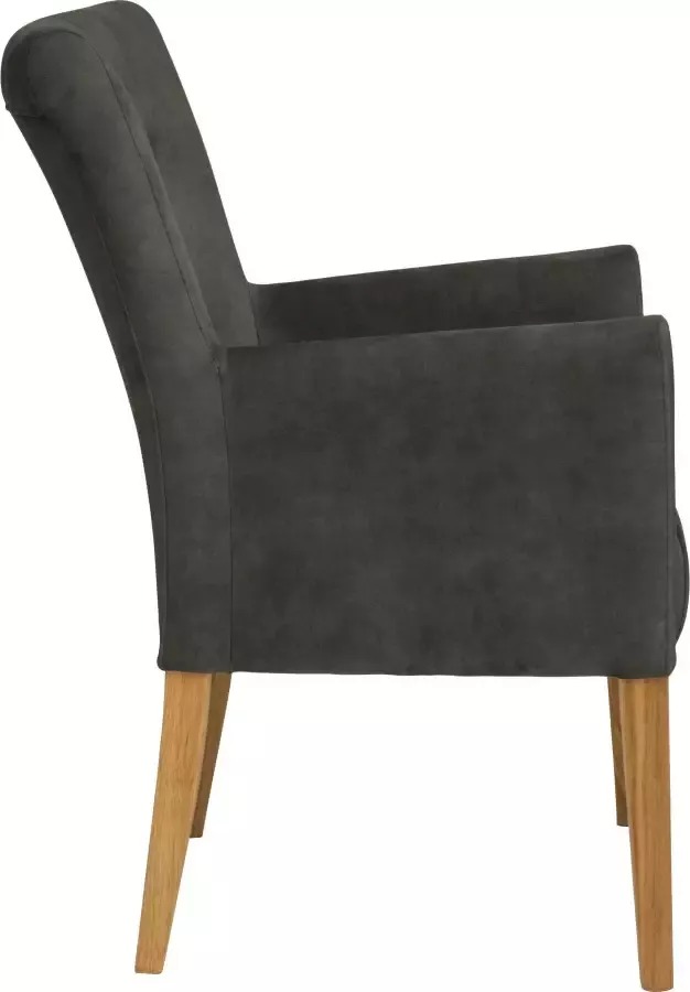 Home affaire Eetkamerstoel King Fauteuil met knoopdetails gestoffeerde stoel (1 stuk) - Foto 2