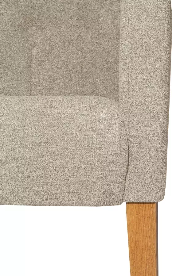Home affaire Eetkamerstoel King Fauteuil met knoopdetails gestoffeerde stoel (1 stuk) - Foto 5