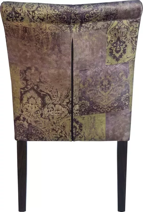 Home affaire Stoel met armleuningen King Eetkamerstoel met moderne vintage bekleding (1 stuk)