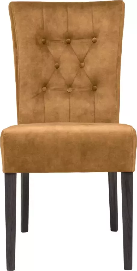 Home affaire Eetkamerstoel Queen Gestoffeerde stoel met knoopdetails set van 2 4 of 6 - Foto 6
