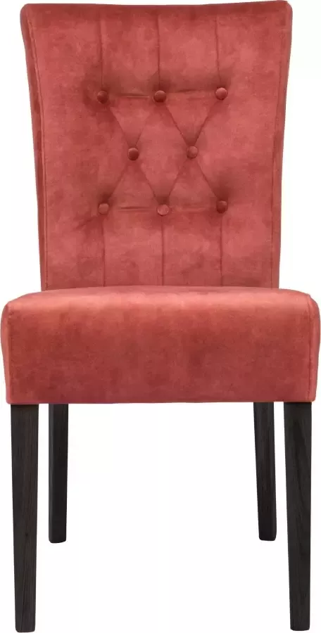 Home affaire Eetkamerstoel Queen Gestoffeerde stoel met knoopdetails set van 2 4 of 6 - Foto 6