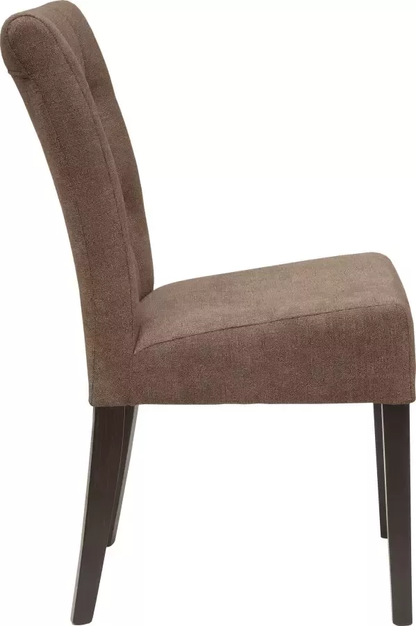Home affaire Eetkamerstoel Queen Gestoffeerde stoel met knoopdetails set van 2 4 of 6 - Foto 2