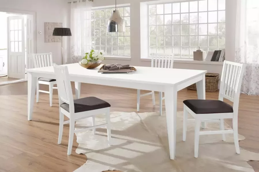 Home affaire Eetkamerstoel Ruanda keukenstoel TOPSELLER in set van 2 4 of 6 houten stoel (set) - Foto 8