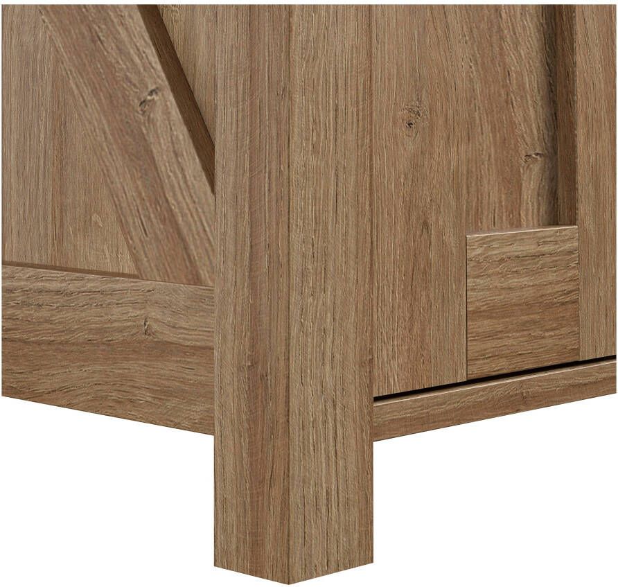 Home affaire Tv-meubel Allemond 1 verstelbare plank achter elke deur breedte 121 cm hoogte 74 5 cm - Foto 3