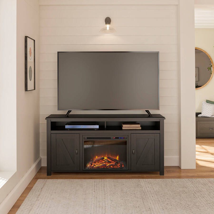 Home affaire Tv-meubel Allemond 1 verstelbare plank achter elke deur breedte 151 5 cm hoogte 74 5 cm - Foto 2