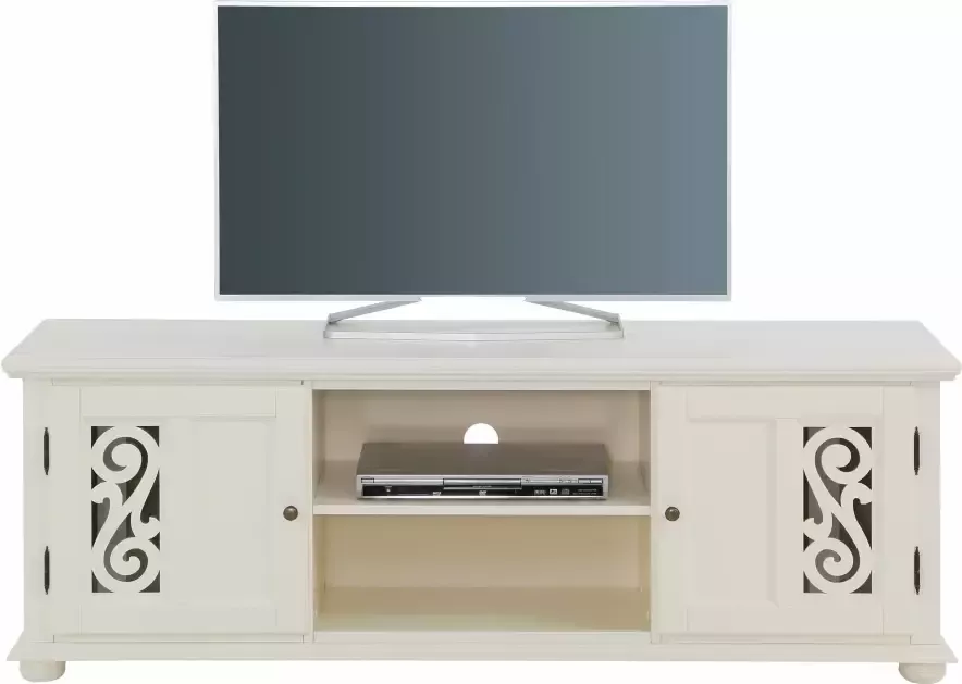 Home affaire Tv-meubel Arabeske met mooi decoratief freeswerk op de deurfronten breedte 160 cm - Foto 3