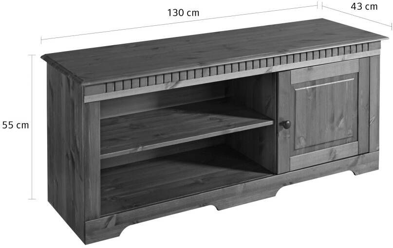 Home affaire Tv-meubel Breedte 130 cm draagvermogen tot 75 kg - Foto 6