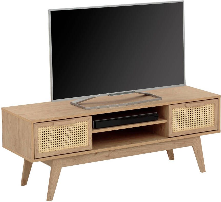 Home affaire Tv-meubel Bridget 2 laden 1 verstelbare plank breedte 128 cm hoogte 47 cm - Foto 2