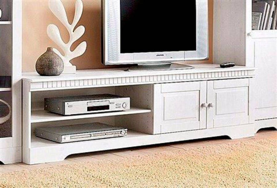 Home affaire Tv-meubel Cubrix van mooi massief grenenhout breedte 162 cm - Foto 3