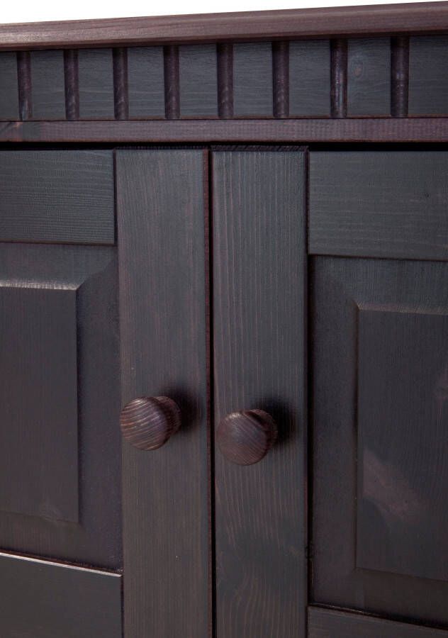 Home affaire Tv-meubel Cubrix van mooi massief grenenhout breedte 162 cm - Foto 1