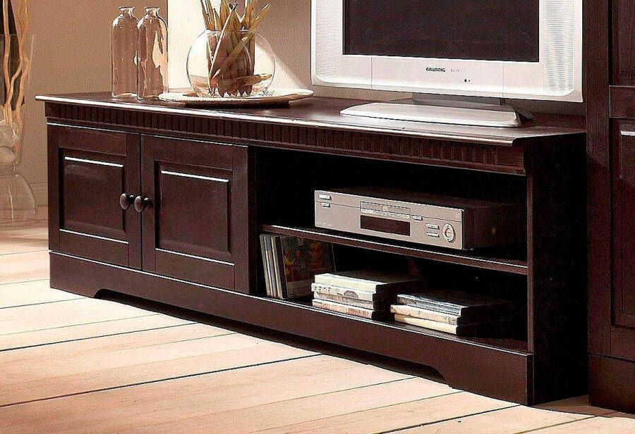 Home affaire Tv-meubel Cubrix van mooi massief grenenhout breedte 162 cm - Foto 2