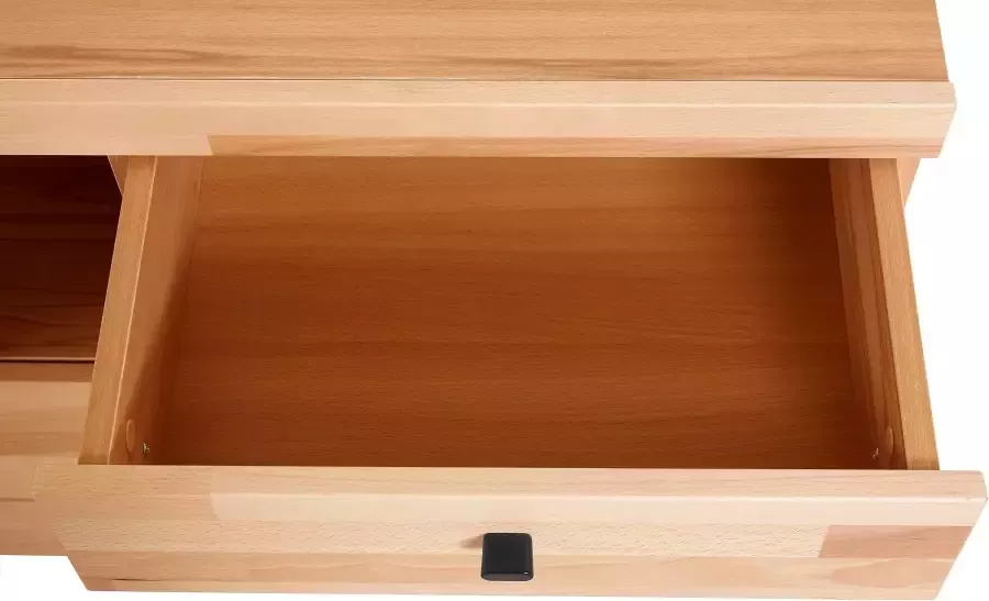 Home affaire Tv-meubel Divupe Breedte 138 cm fronten van massief hout FSC -gecertificeerd - Foto 4