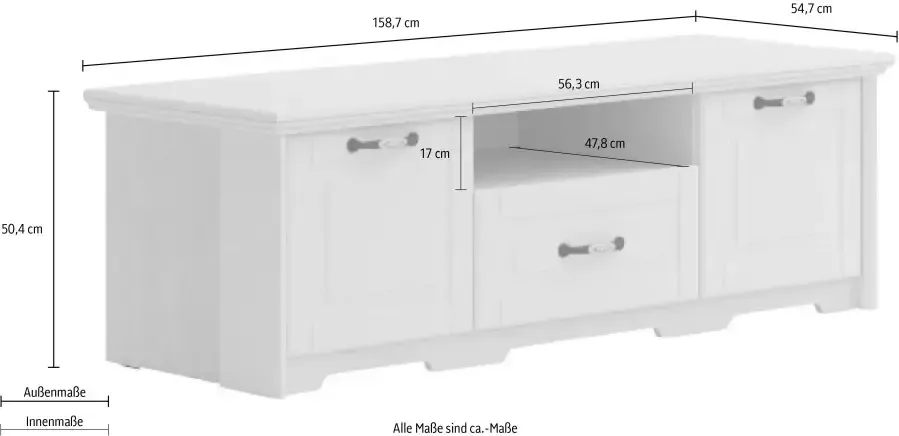 Home affaire Tv-meubel Evergreen met soft close functie - Foto 3