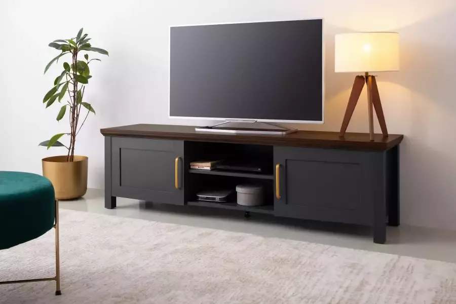 Home affaire Tv-meubel Martinau Bovenblad in hout-look met 2 deuren en plank breedte 160 cm - Foto 1
