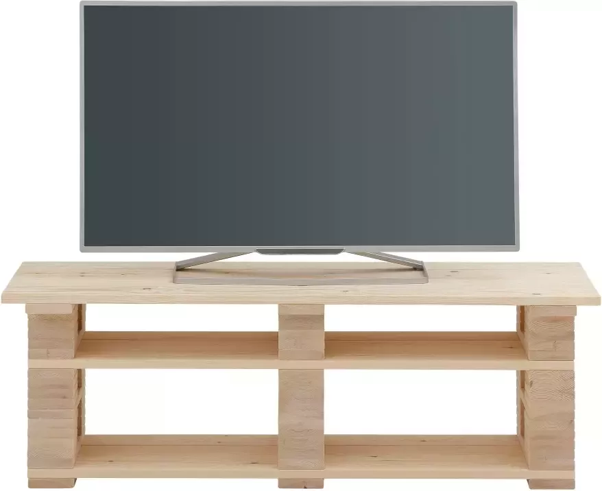 Home affaire Tv-meubel Pinus in het trendy palletdesign - Foto 1