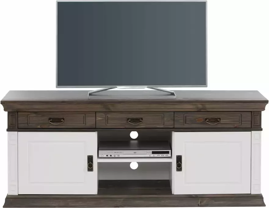 Home affaire Tv-meubel Vinales Breedte 158 cm met 3 lades - Foto 2