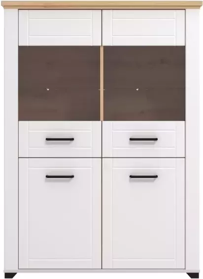 Home affaire Vitrinekast Valencia 2 deuren met 4 mm veiligheidsglas breedte 103 5 cm - Foto 3