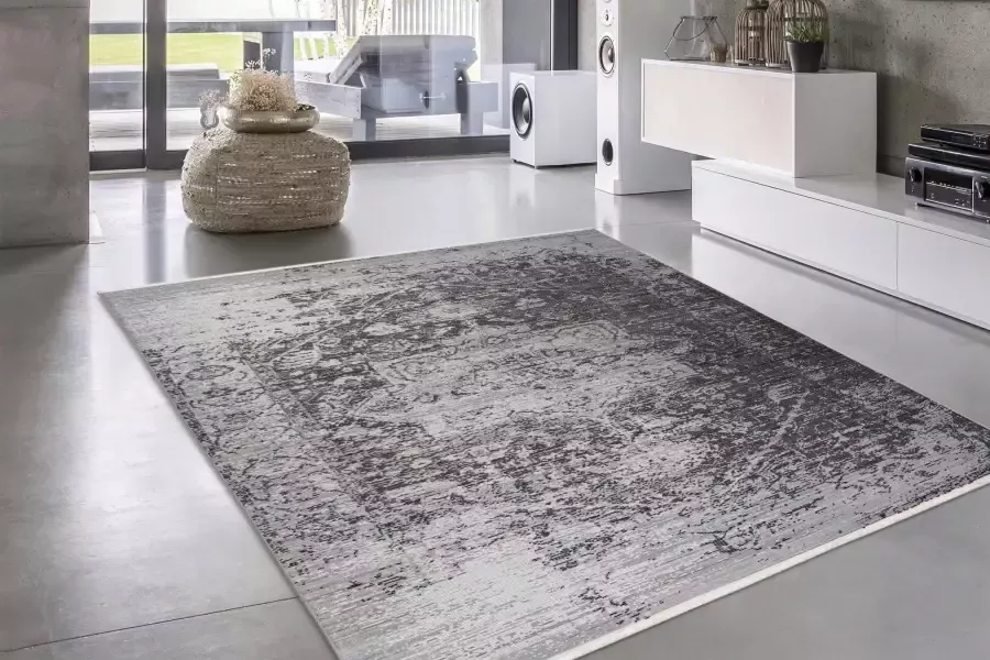 My home Vloerkleed BRUNO Vintage-design met franje woonkamer - Foto 6