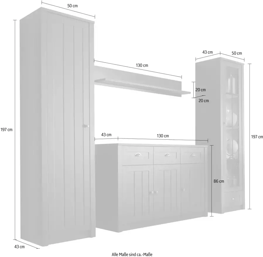 Home affaire Wandmeubel ASCOT