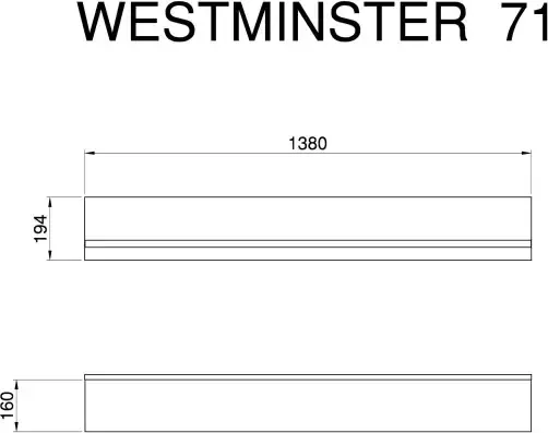 Home affaire Wandmeubel Westminster in romantische rustieke stijl exclusief by otto (set 2-delig) - Foto 6