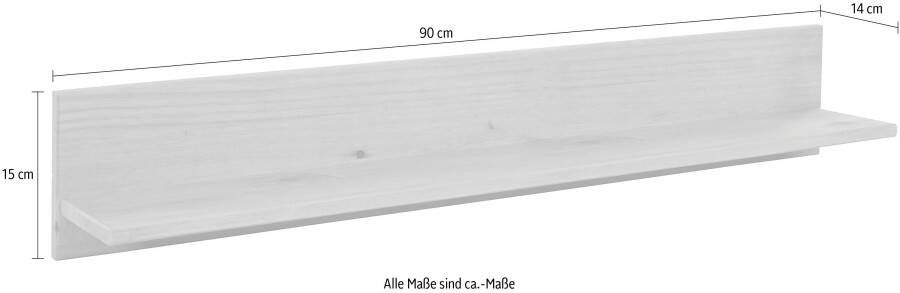 Home affaire Wandplank Mette met legplank breedte 90 cm - Foto 3