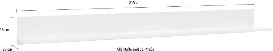 Home affaire Wandplank Orlando Breedte ca. 215 cm - Foto 4