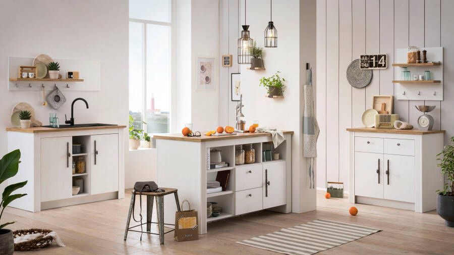 Kochstation Wandplank KS-Westminster met 2 legplanken 3 haken breedte 60 cm exclusief by otto - Foto 6