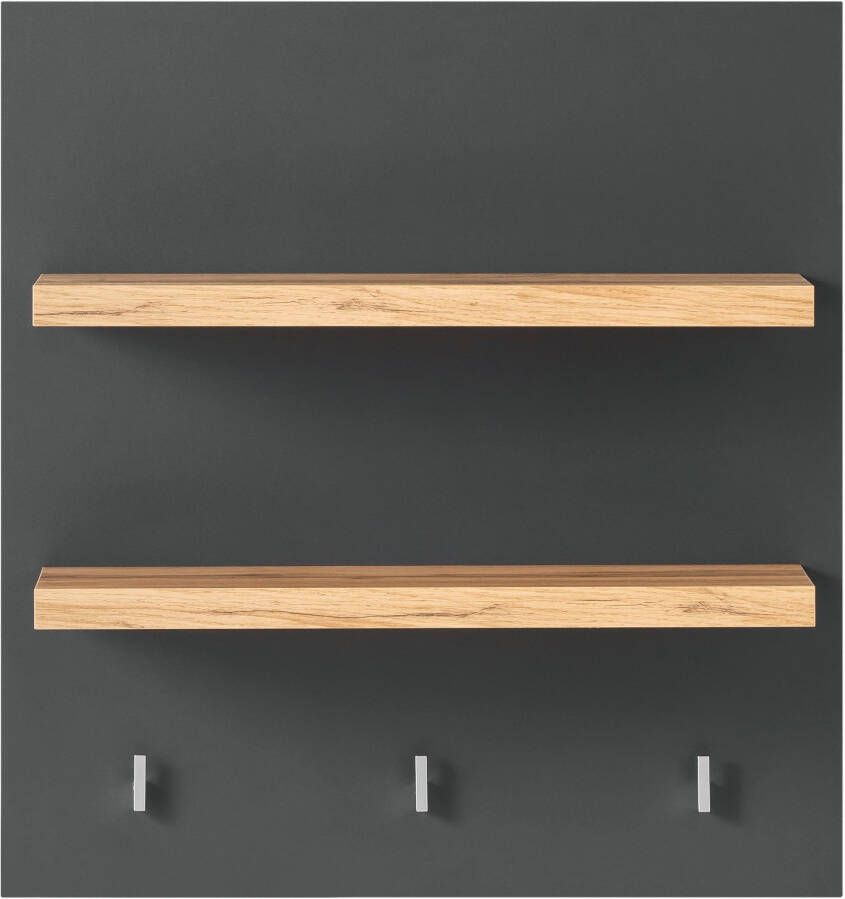 Kochstation Wandplank KS-Westminster met 2 legplanken 3 haken breedte 60 cm exclusief by otto